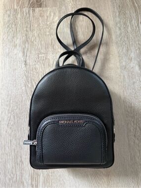 Michael Kors Jaycee Small Pebbled Leather Convertible Backpack